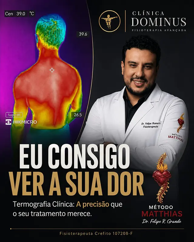 Exame de termografia realizado na Clínica Dominus em Guarapuava